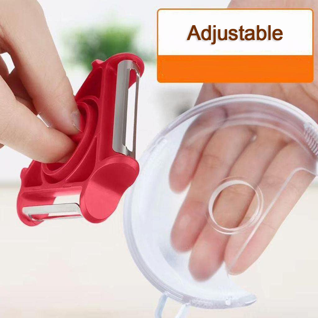 2937  3 in 1 Multi Function Three Use Rotary Hanging Round Planer Peeler and Cutter Vegetable Slicer Kitchen Tools Kitchen Gadgets Eshaan Traders