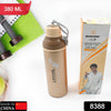 8388 Stainless Steel Vacuum Flask Water Bottle Stainless Steel Drinking Bottle 100% Leak-Proof Insulated Mug Double-Walled - Ultralight Thermos Flask for Office, Sports, Outdoor Kettle, Travel (380 ML) Eshaan Traders