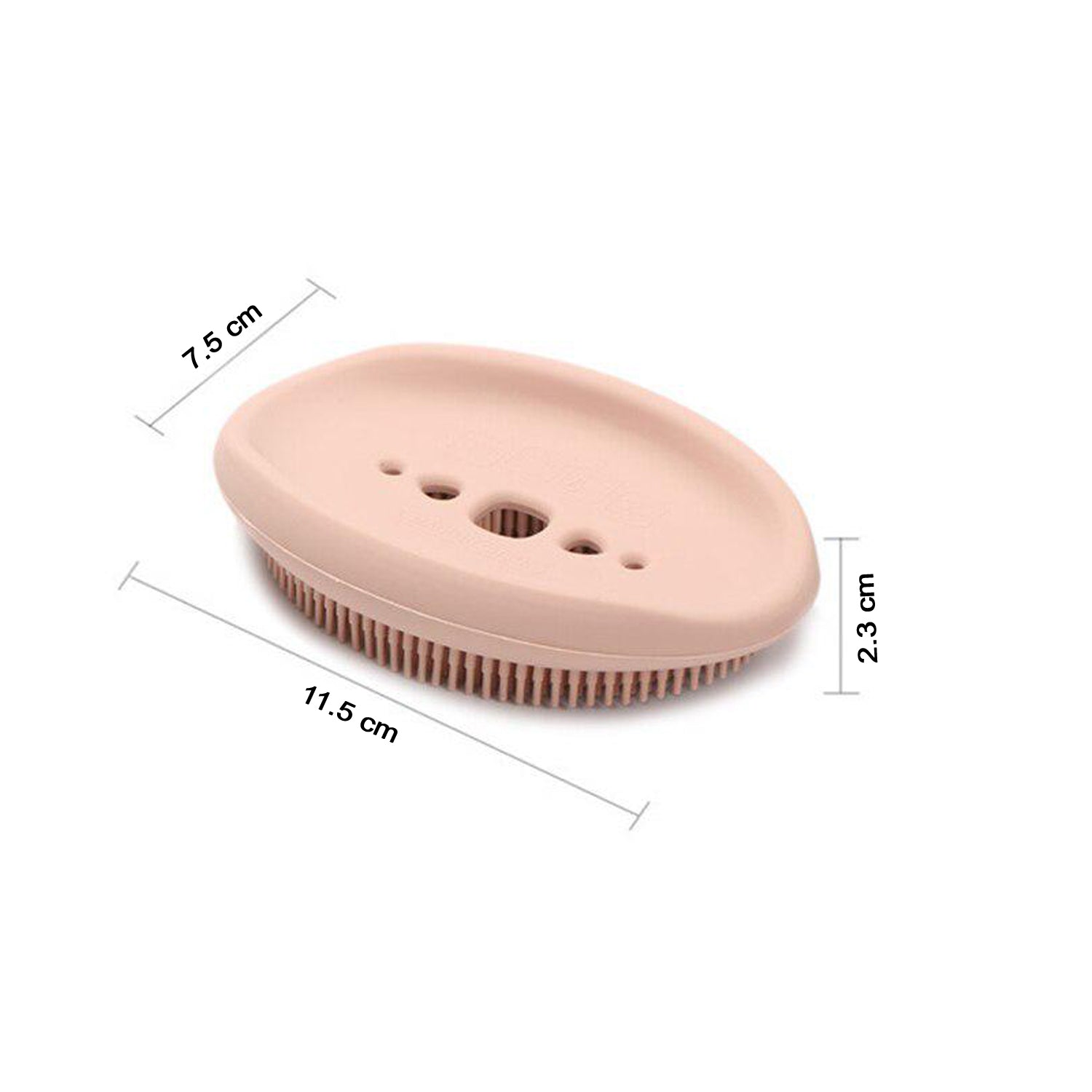 6137 2 in 1 Silicone Cleaning Brush used in all kinds of bathroom purposes for cleaning and washing floors, corners, surfaces and many more things. DeoDap