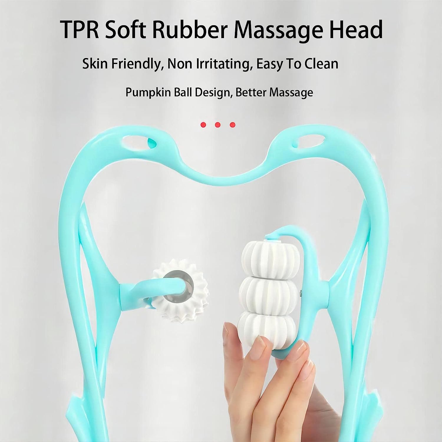 NECK SHOULDER MASSAGER, PORTABLE RELIEVING THE BACK FOR MEN RELIEVING THE WAIST WOMEN (1PC) Eshaan Traders