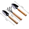 0541 Small sized Hand Cultivator, Small Trowel, Garden Fork (Set of 3) Eshaan Traders