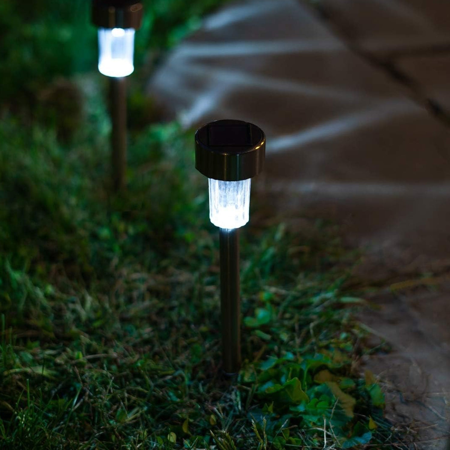 9140A Solar Panel Led Spike Spot Light Landscape Garden Yard Path Lawn Outdors Solar Lamps, Waterproof Outdoor Decorative Landscape Lights for Garden, Patio, Yard, Walkway (MOQ :- 24) Eshaan Traders