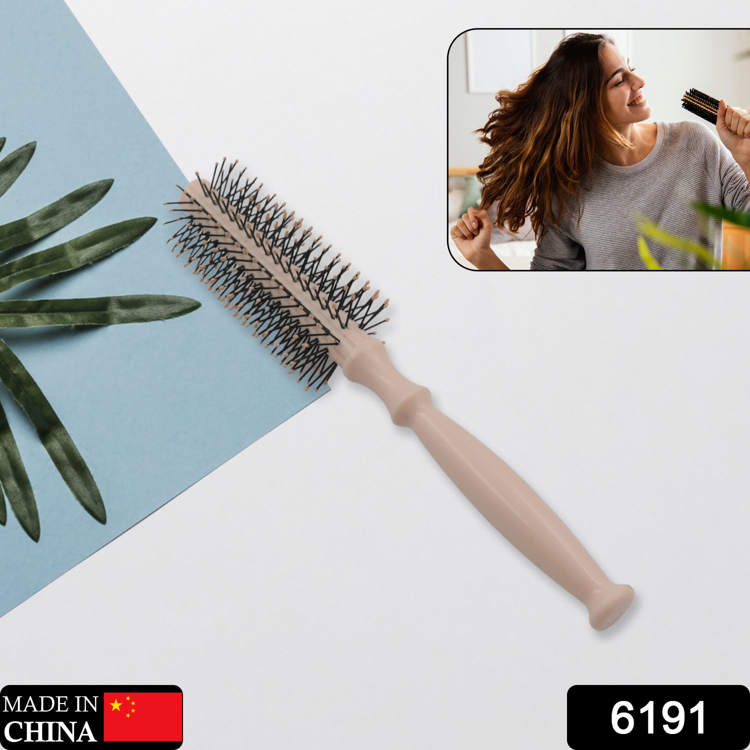 6191 Round Hair Brush For Blow Drying & Hair Styling Eshaan Traders