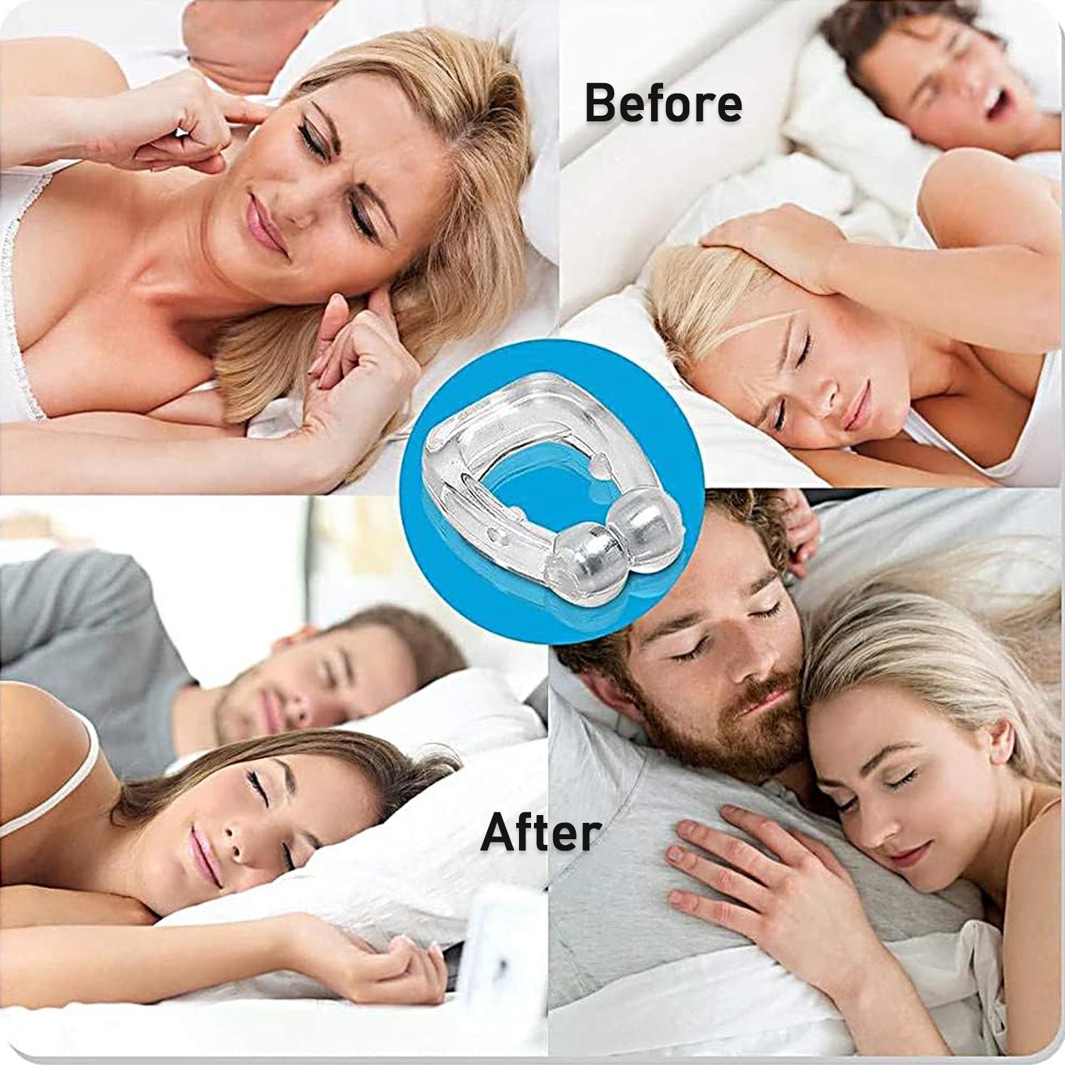 0337 Anti Snore device for men and woman Silicone Magnetic Nose Clip For heavy Snoring sleeper, Snore Stopper, Anti Snoring Device (1 Pc) Eshaan Traders