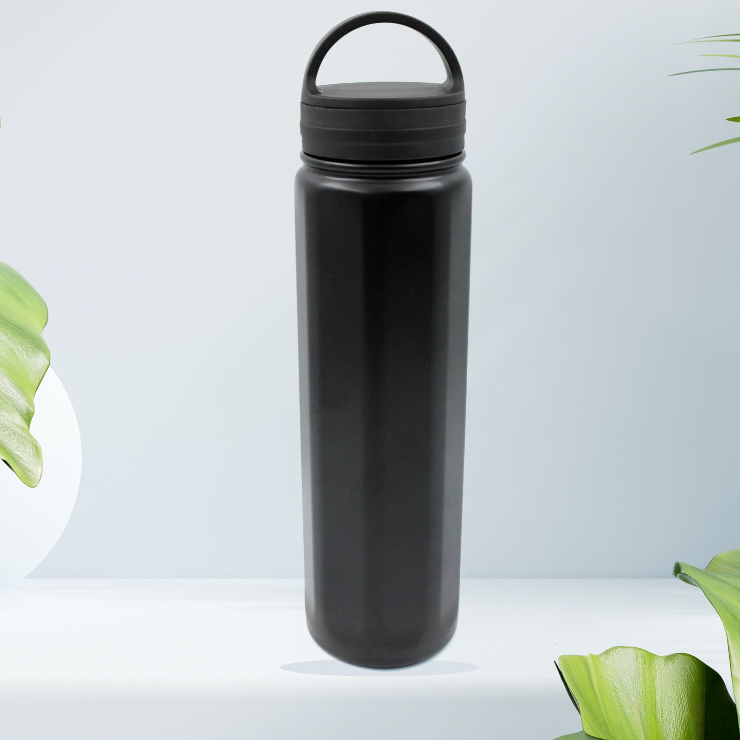 12526 Vacuum Stainless Steel Water Bottle With Carry Handle, Fridge Water Bottle, Leak Proof, Rust Proof, Cold & Hot | Leak Proof | Office Bottle | Gym | Home | Kitchen | Hiking | Trekking | Travel Bottle (550 ML ) Eshaan Traders