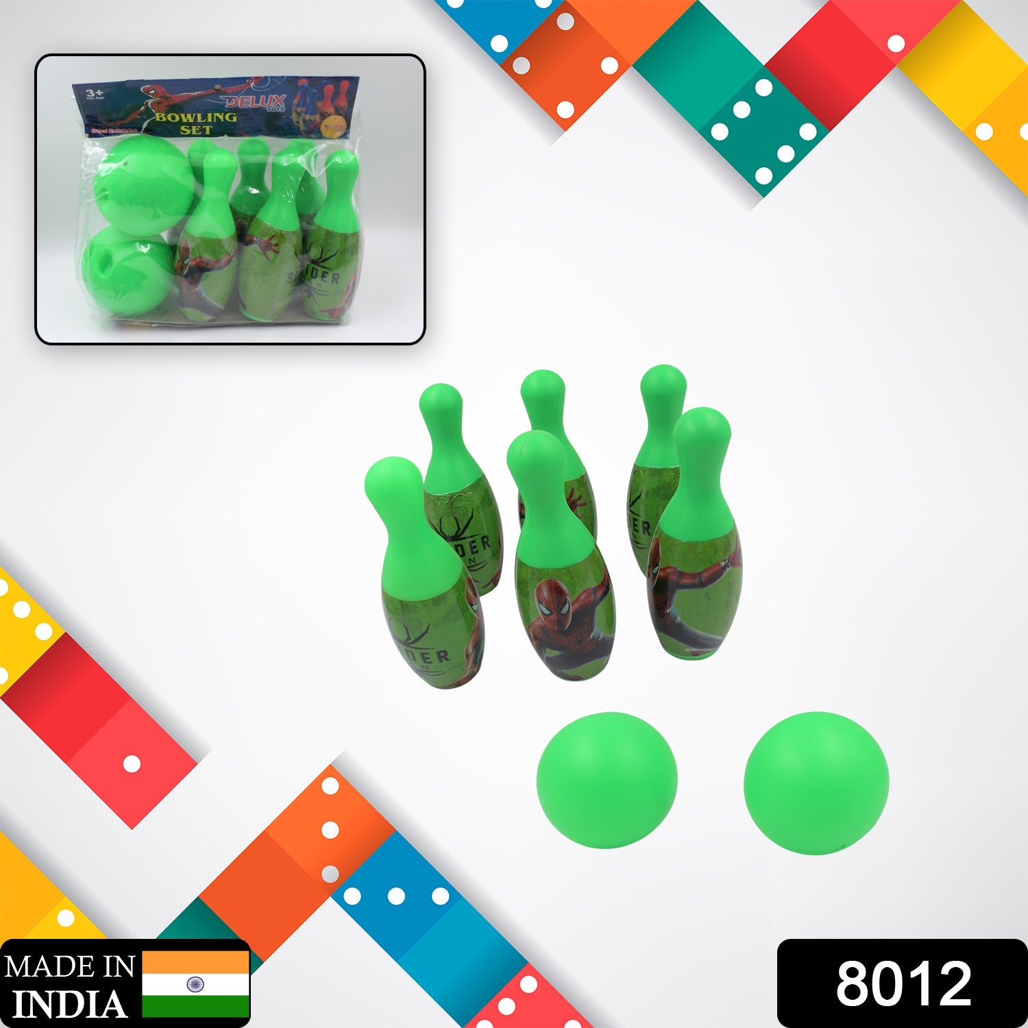 8012 Bowling Game Set for Kids Eshaan Traders