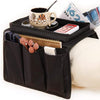 8164 Sofa Arm Rest Hanging Storage Bag, Storage Bag for Sofa Ideal for Sorting Magazines iPad Books (Black) Eshaan Traders