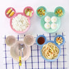 0848 Mickey Mouse Shape Plates for Kids, BPA Free, & Unbreakable Children’s Food Plate, Kids Bowl, Fruit Plate, Baby Cartoon Pie Bowl Plate, Tableware (1 Pc) Eshaan Traders