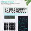 6739 Foldable Calculator With 6 Inch LCD Tablet Digital Drawing Pad Stylus Pen Erase Button Lock Function Smart Calculator   -01 Eshaan Traders