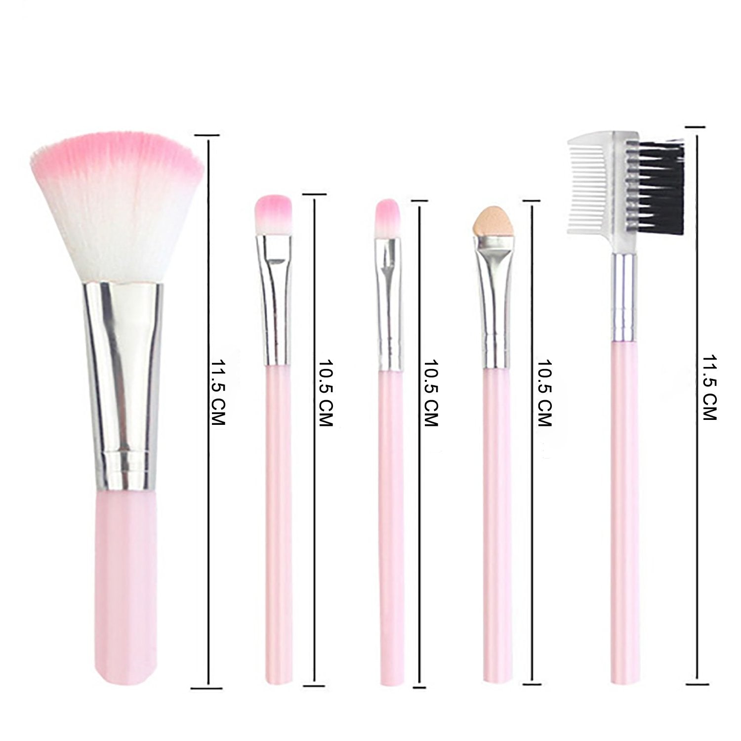 1440 Makeup Brushes Kit (Pack of 5) DeoDap