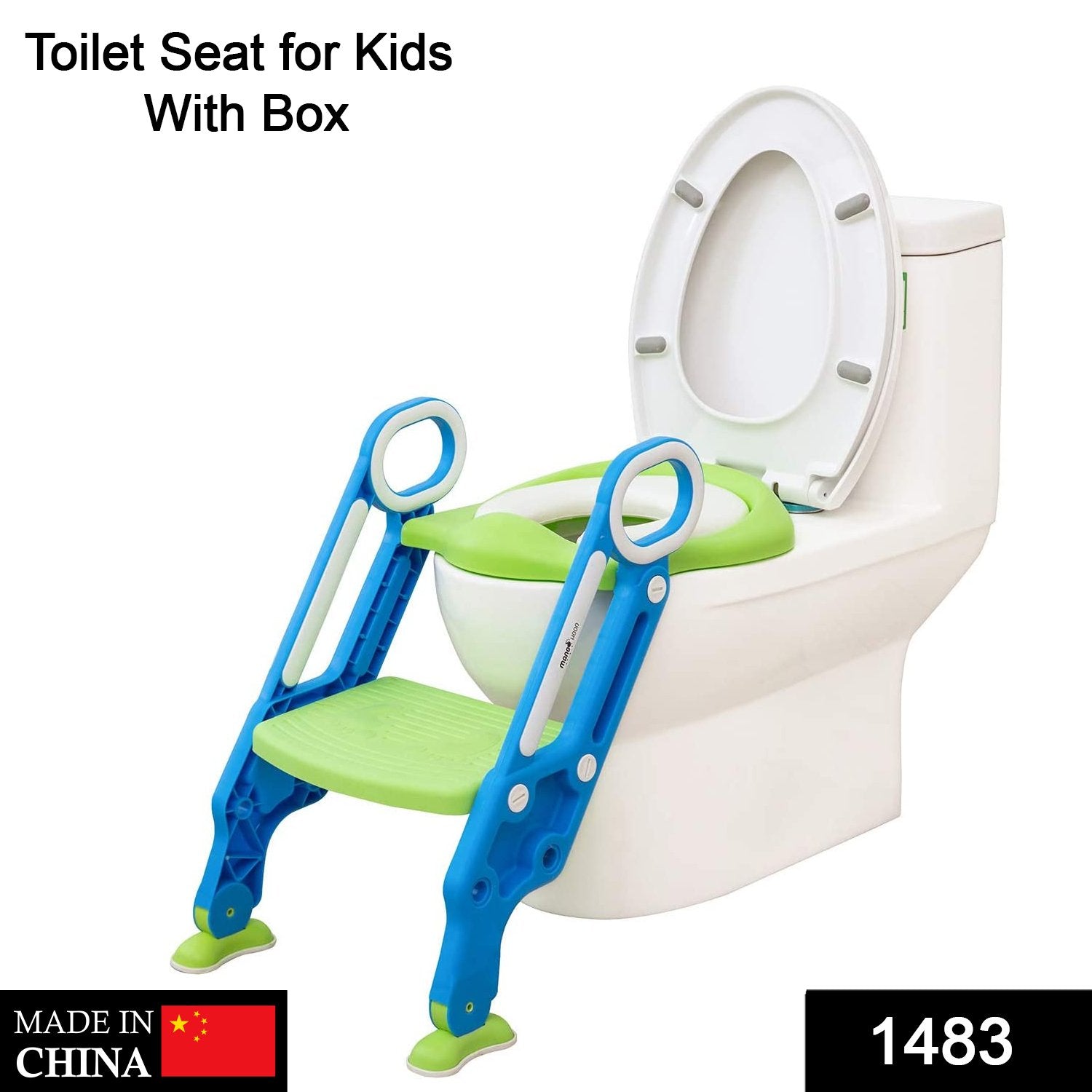 1483 2 in 1 Training Foldable Ladder Potty Toilet Seat for Kids  ----- Eshaan Traders