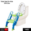 1483 2 in 1 Training Foldable Ladder Potty Toilet Seat for Kids  ----- Eshaan Traders