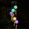 8318 Solar Crystal Ball Wind Chime, Color Changing Solar Powered LED Hanging Wind Chime Light Mobile for Patio Yard Garden Home Outdoor Night Decor, Gifts Eshaan Traders