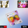 6278 The Butterfly 3D Night Lamp Comes with 3D Illusion Design Suitable for Drawing Room, Lobby. DeoDap