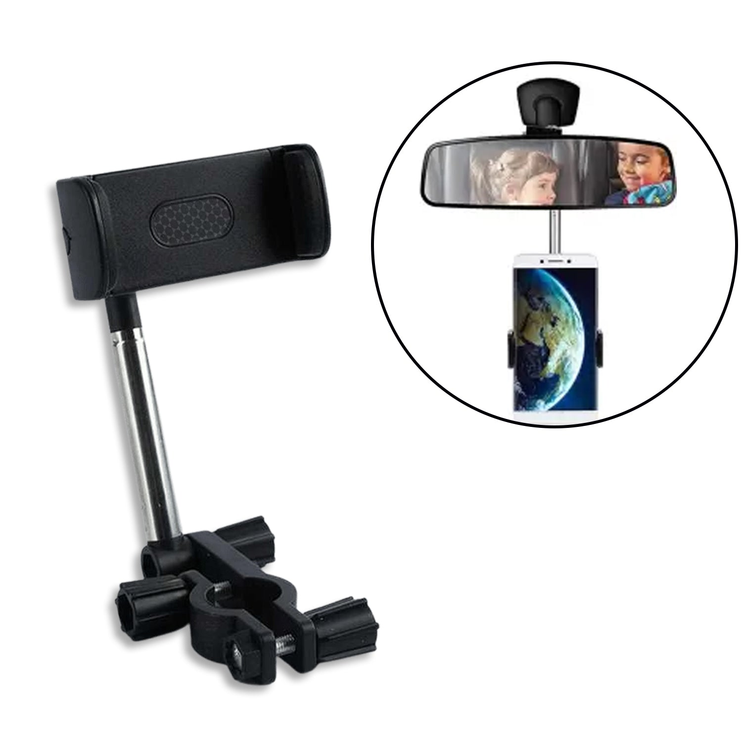 7393 2 in 1 Universal Car Mobile Holder | Car Phone Holder with Refillable Aromatic Tablet | Perfect for Dashboard Air Vent | Car Vent Mobile Holder | Car Mobile Holder for Dashboard Eshaan Traders