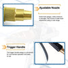 1608 Durable Gold Color Trigger Hose Nozzle Water Lever Spray Eshaan Traders