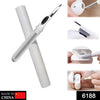 6188 3 In 1 Earbuds Cleaning Pen For Cleaning Of Ear Buds And Ear Phones Easily Without Having Any Damage. Eshaan Traders