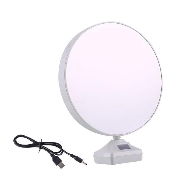 Plastic 2 in 1 Mirror Come Photo Frame with Led Light Eshaan Traders