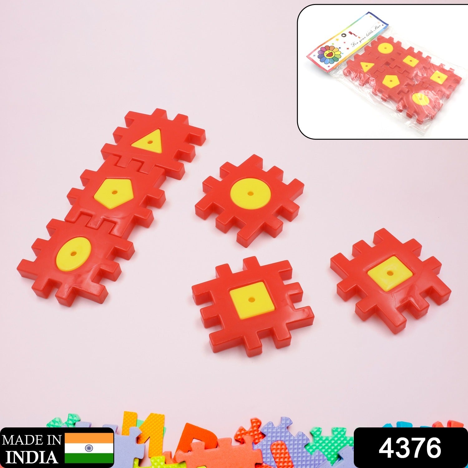 4376 Children's Educational Toys Kids 3-12 Years Old 6 Pieces Of Digital Block Building Blocks Children's Toys Building Block Educational Gift for Boys Girls (6 Pc Set) Eshaan Traders