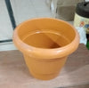 0822 Garden Heavy Plastic Planter Pot / Gamla  (Brown, Pack of 1) Eshaan Traders