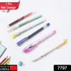 7797 Smooth Writing Pen & Pencil Superior Writing Experience Professional Sturdy Ball Pen For School And Office Stationery ( Mix Design & Color 1 Pc) Eshaan Traders