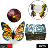 6235 The Butterfly 3D Night Lamp Comes with 3D Illusion Design Suitable for Drawing Room, Lobby. DeoDap