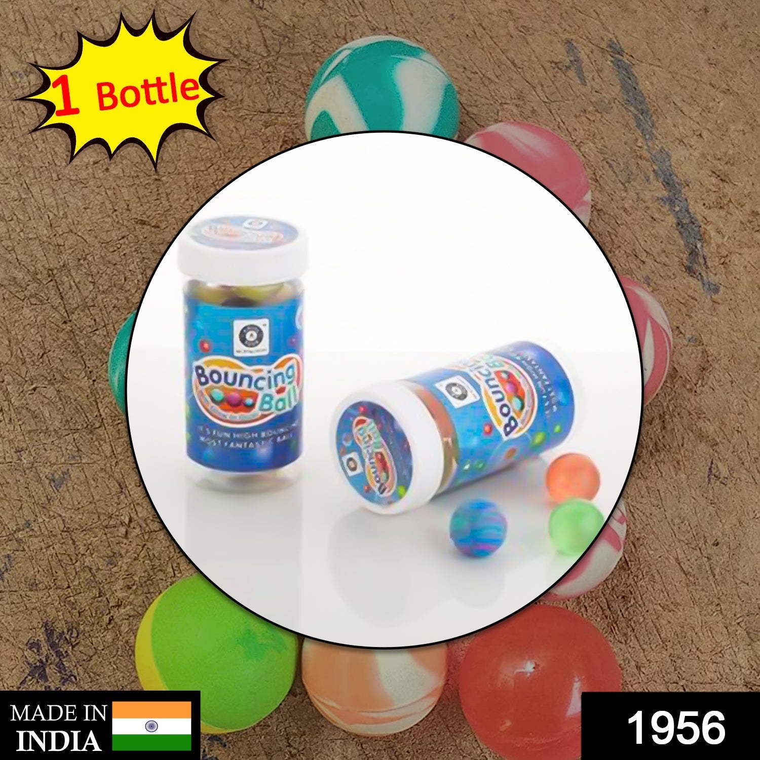 1956 Crazy Bouncy Jumping Balls Set of 14Pcs DeoDap