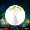 217 LED Dream Night Light, Auto ON/Off Sensor Mushroom Lamp (Multicolor) DeoDap