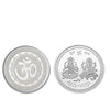 0866 Silver color Coin for Gift & Pooja (Metal is not silver) Eshaan Traders