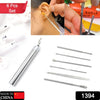 1394 6Pcs Ear wax Removal Kit With Keychain Holder | Ear Cleansing Tool Set | Ear Curette Ear Wax Remover Tool for Outdoor Camping Travel Picnic (6 Pc) Eshaan Traders