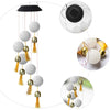 8318 Solar Crystal Ball Wind Chime, Color Changing Solar Powered LED Hanging Wind Chime Light Mobile for Patio Yard Garden Home Outdoor Night Decor, Gifts Eshaan Traders