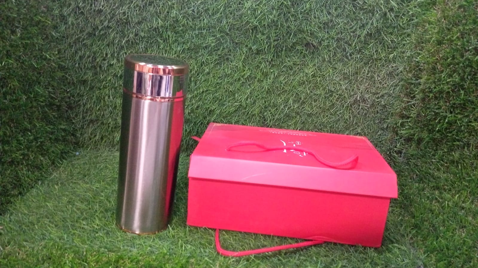 6971 Stainless Steel Water Bottle Unique Color Box Packing For Home & Outdoor Use ( 520ml) Eshaan Traders