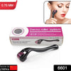 6601 Derma Roller Anti Ageing and Facial Scrubs & Polishes Scar Removal Hair Regrowth (0.75mm) Eshaan Traders