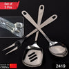 2419 SERVING SPOON SET COOKING SPOON SET HIGH QUALITY PREMIUM SPOON SET ( 3PC SET ). Eshaan Traders