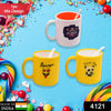 4121 Mix Design & Color Coffee Mug With Spoon and box packing, Design Coffee Mug Used for Drinking and Taking Coffees and Some Other Beverages in All Kinds of Places (1 pc) Eshaan Traders