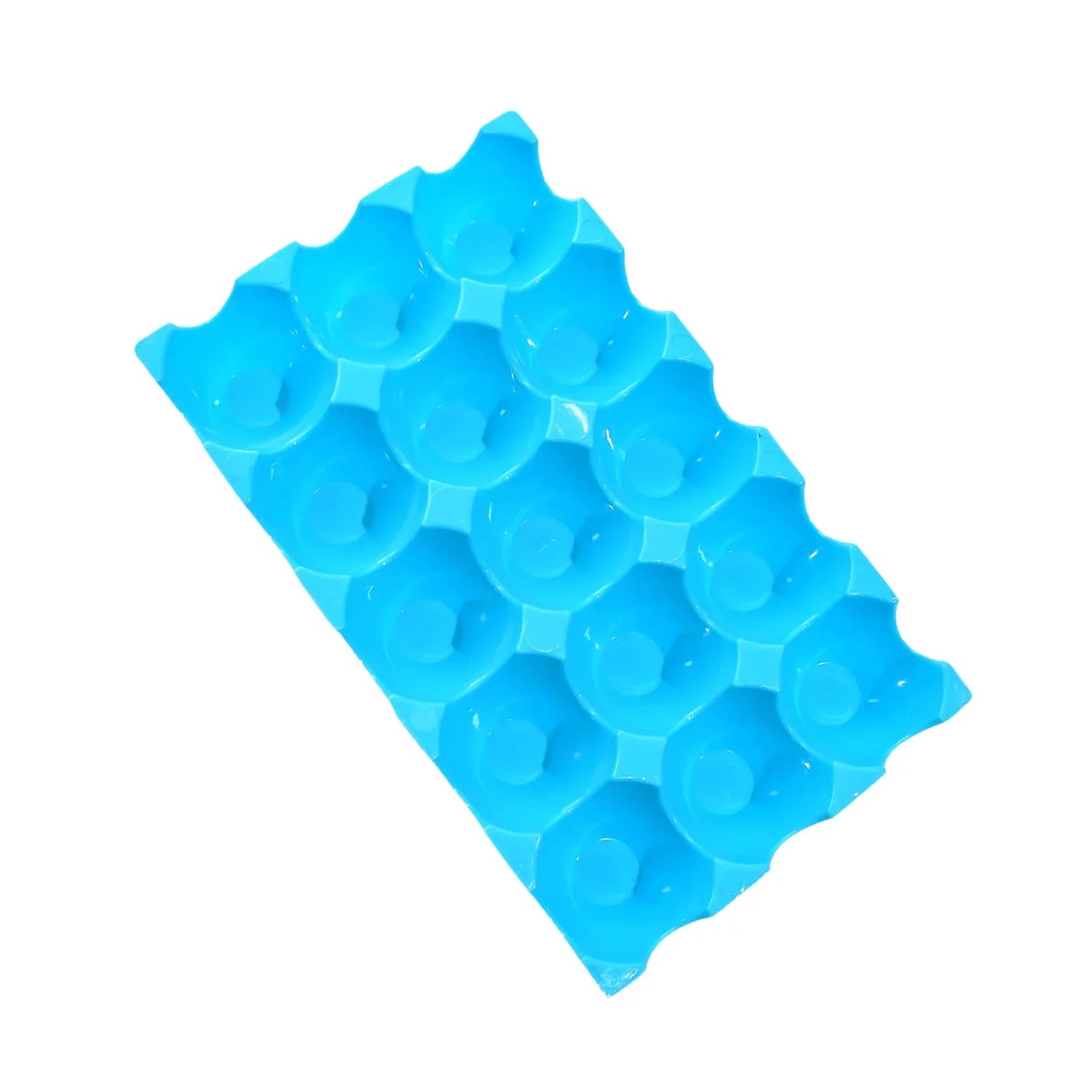 2116 15 Cavity Plastic Egg Tray Egg Trays for Storage with 15 Eggs Holder (4 Pc Set) Eshaan Traders