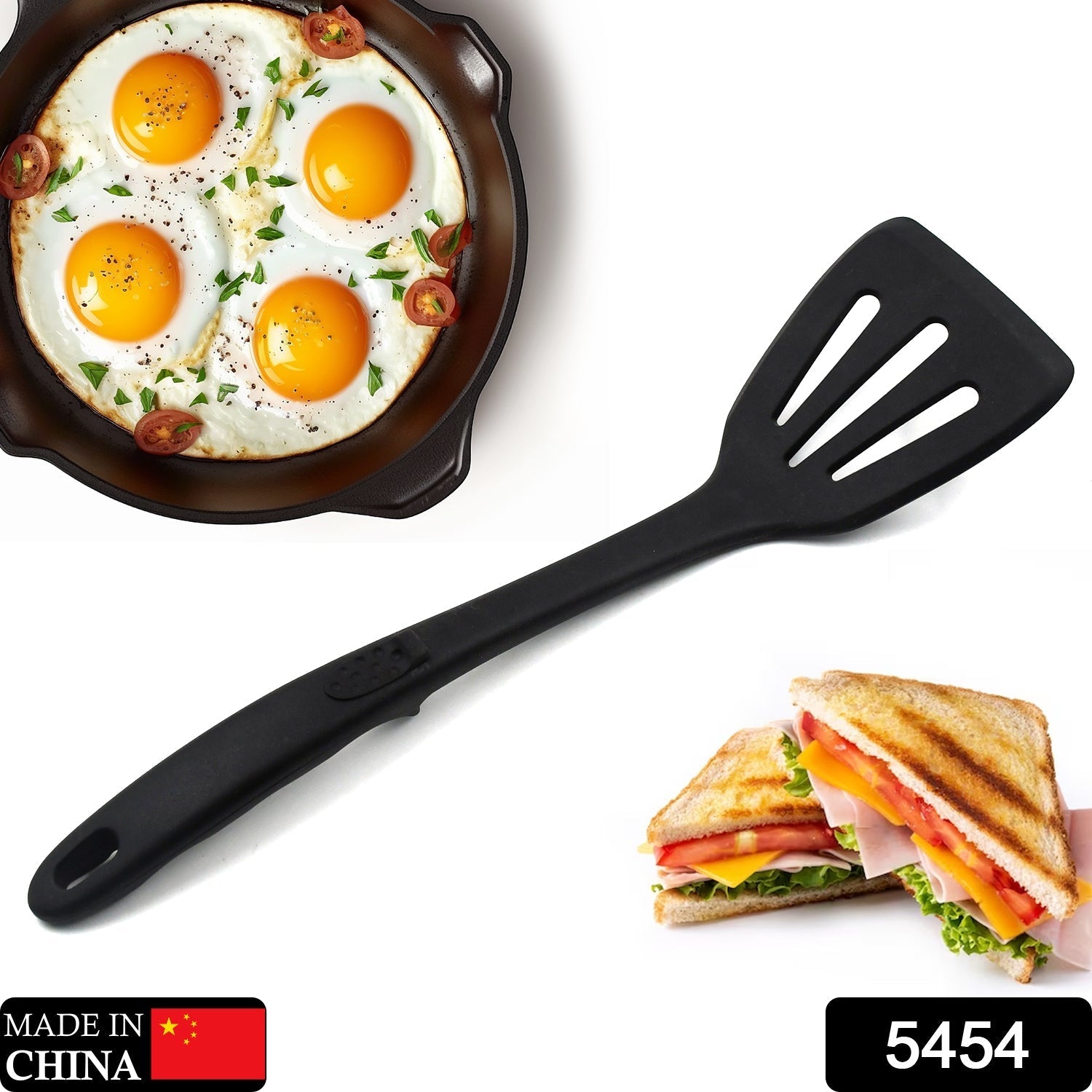 5454 Kitchen Spatula, 1 Piece Kitchen Utensils, Egg, Fish, Pan, Fried Spatula, Kitchen Utensils (35cm) Eshaan Traders