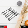 5934 Steel Forks Set of 6 - Fork Set for Home and Kitchen Fork High Quality Premium Fork Set (6 Pc Set ) Eshaan Traders