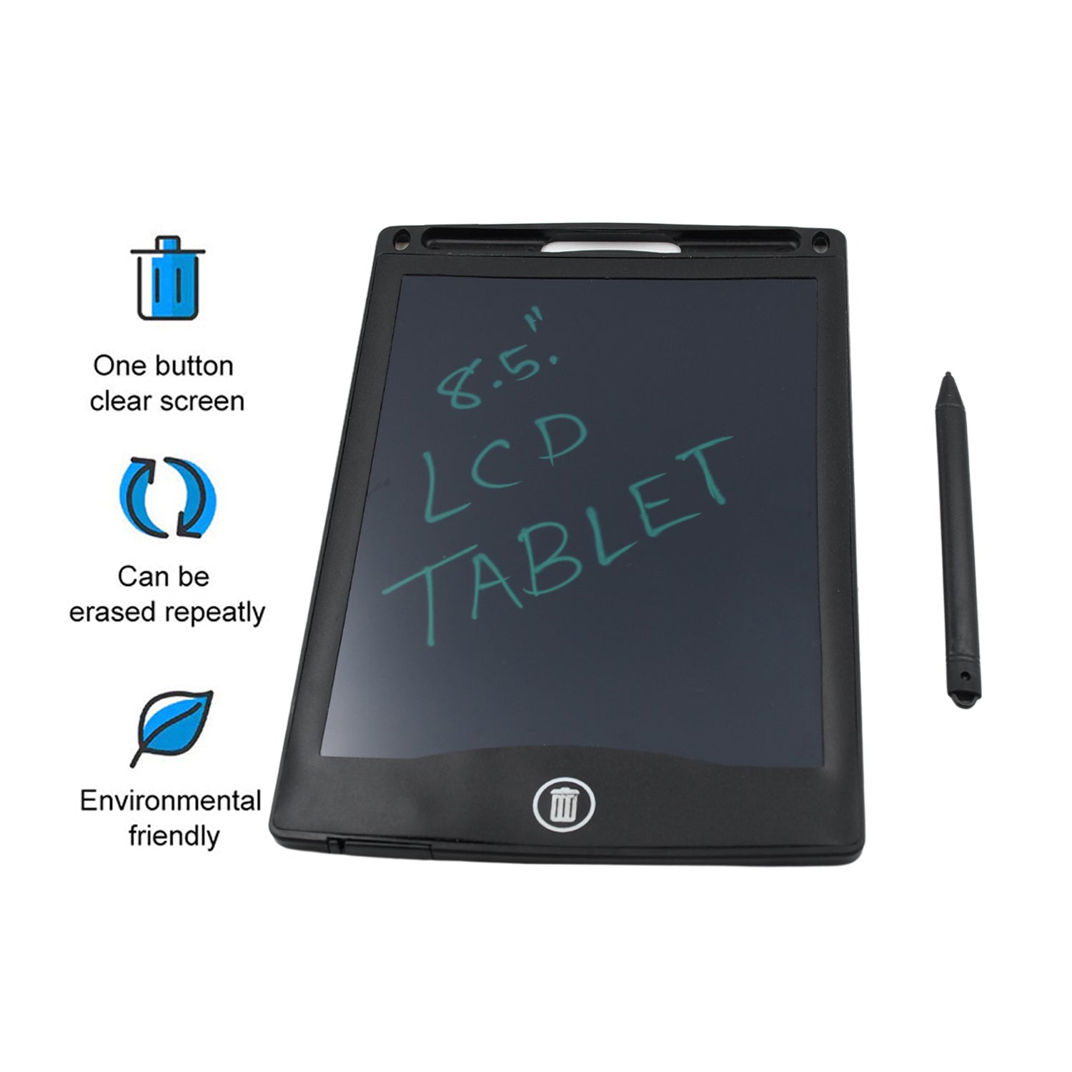 0316A PORTABLE LCD WRITING TABLET PAPERLESS MEMO DIGITAL TABLET PAD (8.5 inch) Eshaan Traders