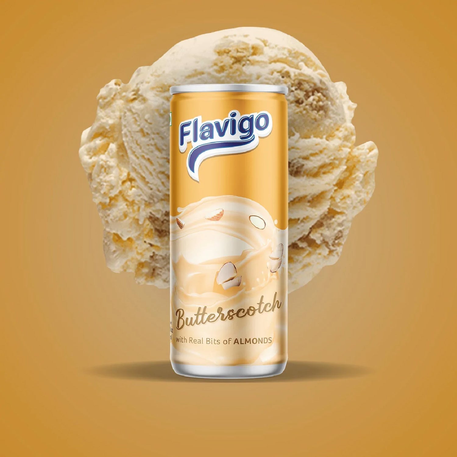 1014 Flavigo Butter Scotch Ice Cream Milkshake (200Ml) | Ice cream shakes Eshaan Traders