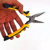 9166 Sturdy Steel Combination Plier Double Color Sleeve DeoDap