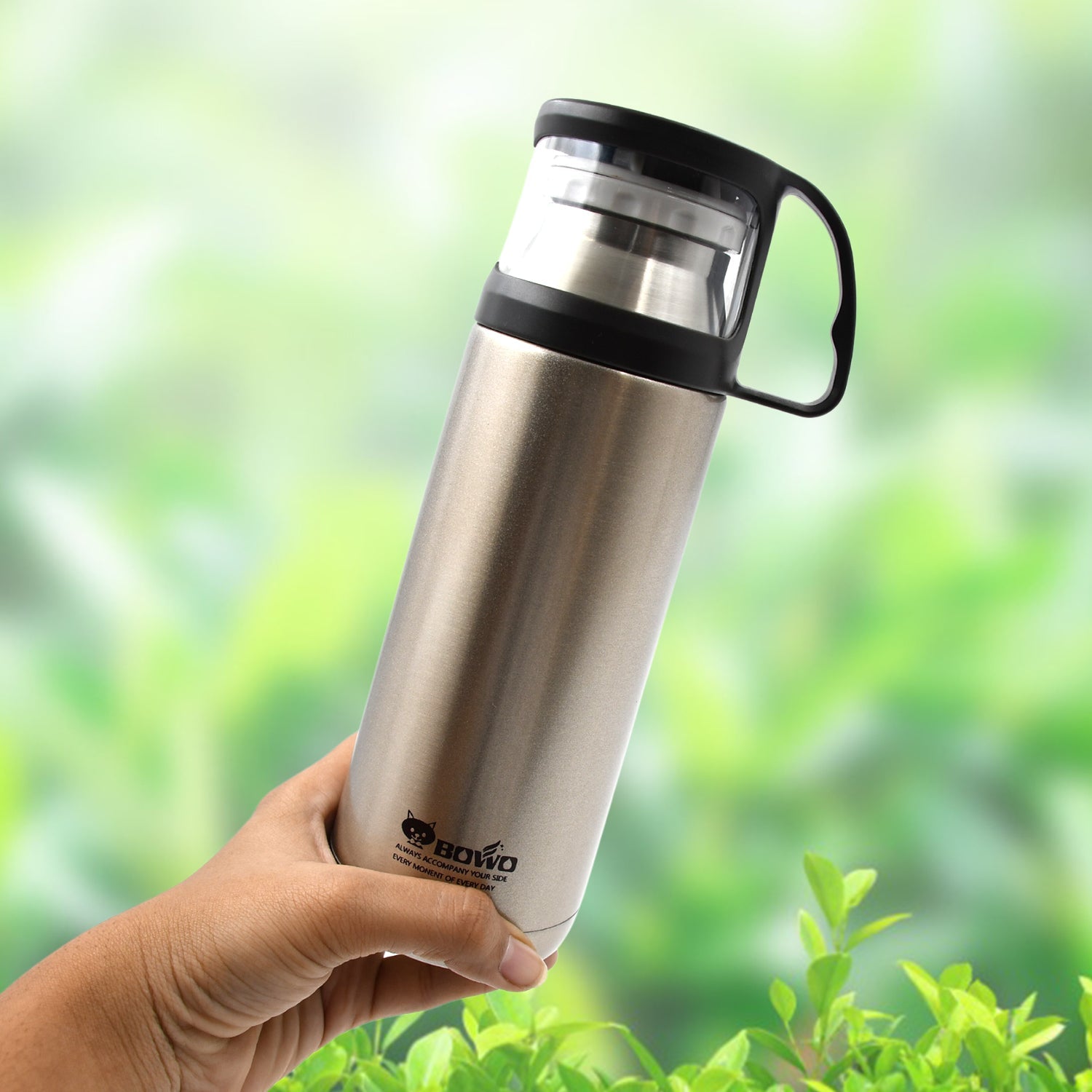 6959 Stainless Steel Thermos Water Bottle | 24 Hours Hot and Cold | Easy to Carry | Rust & Leak Proof | Tea | Coffee | Office| Gym | Home (350ml) Eshaan Traders