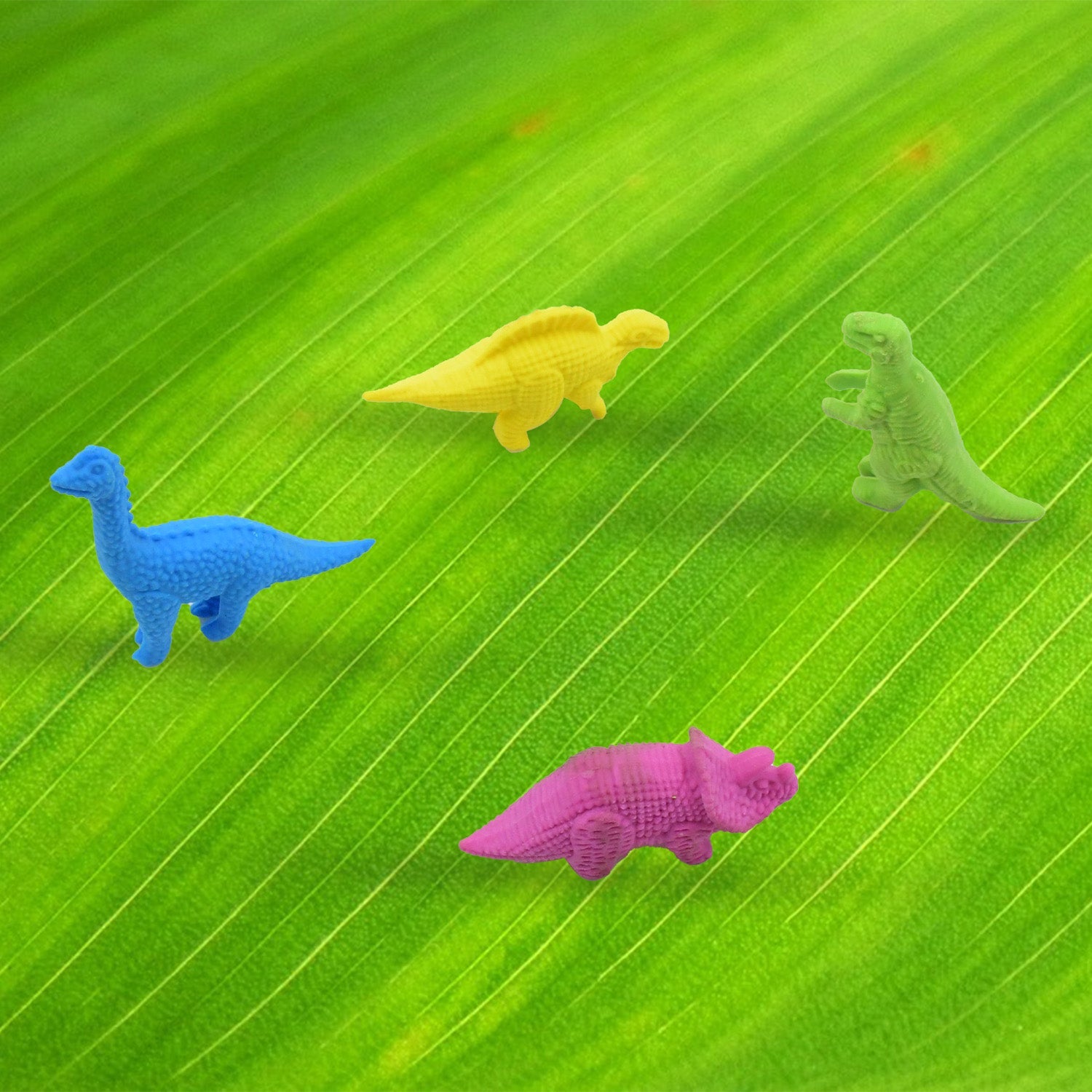 4310 Small Dinosaur Shaped Erasers Animal Erasers for Kids, Dinosaur Erasers Puzzle 3D Eraser, Desk Pets for Students, Soft Non-Dust Stationery Activity Toy, for School Supplies (4 Pc Set) Eshaan Traders