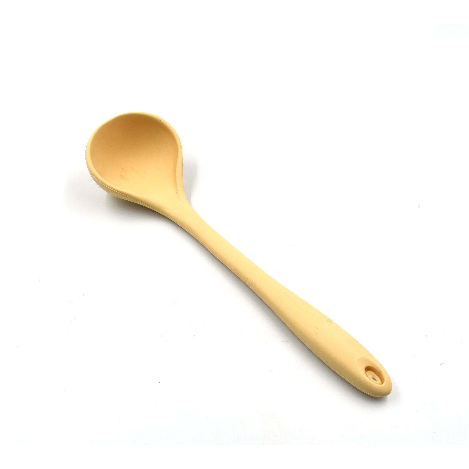 5452 Silicone Ladle Spoon, Heat Resistant Soup Ladle Scoop Spatula with Hygienic Solid Coating FDA Grade (28cm) Eshaan Traders