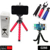 0266 Portable Mini Octopus Tripod Stand with Phone Holder for Live Selfie, Mobile Phone Portable and Adjustable Stent Eshaan Traders