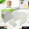 0114 Virgin Plastic French Fry Chipser, Potato Chipser / Potato Slicer with Container Eshaan Traders