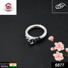 6877  Three Interlocking Rings, Rings for Women and Girls Silver Ring | Valentine Ring, Rings Silver Toned Finger Ring for Women | Birthday Gift For girls and women Anniversary Gift for Wife, Friendship Ring. Eshaan Traders