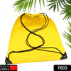 7603 Sport Bag Drawstring Backpack Sports High Quality String Bag Sport Gym Sack pack for Women Men Large Eshaan Traders