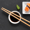 2957 Designer Natural Round Bamboo Reusable Chopsticks DeoDap