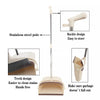 4916 Handle Dustpan and Brush for Sweeping & Cleaning Dust Pan and Broom Handled DeoDap